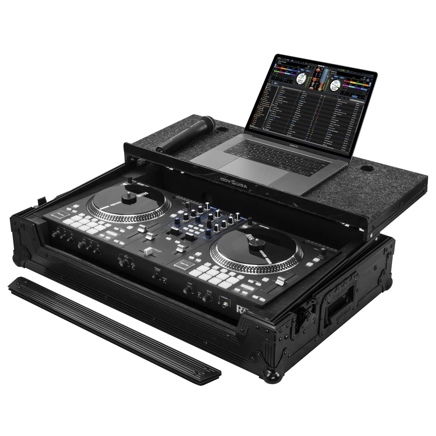 Odyssey FZGSRANEONEWBL - Rane One Black Case With Wheels And Glide